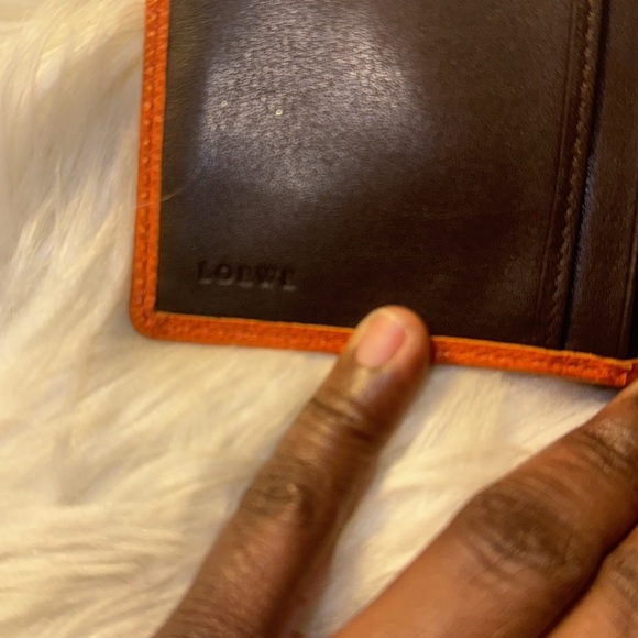 Loewe Gold Kisslock Anagram Cardholder Wallet GUC - Picture 11 of 13